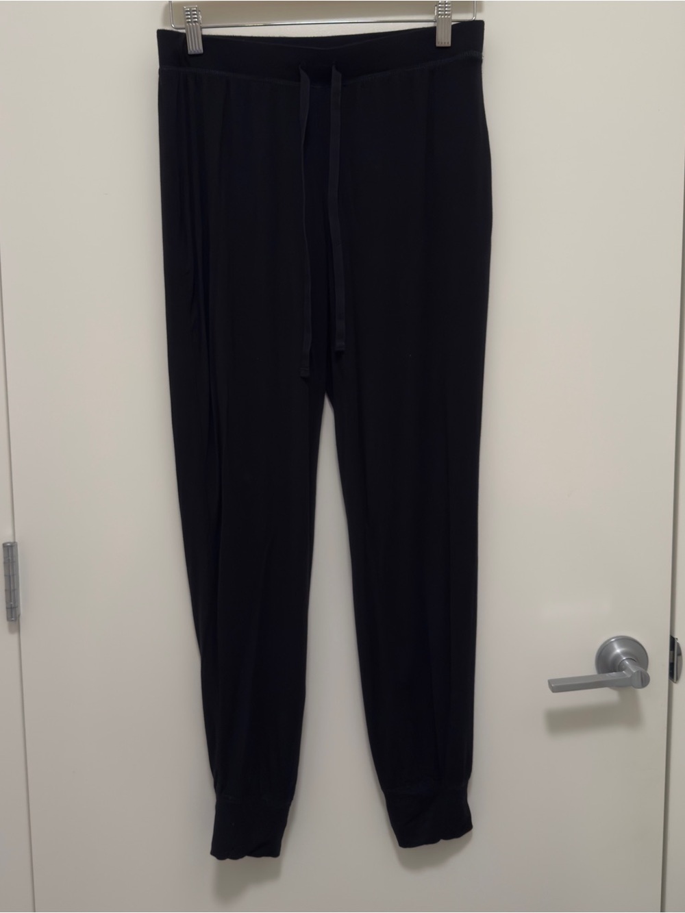 Cynthia Rowley Black Jogger Lounge Pajama Sleepwear Pants Size Small S Cozy